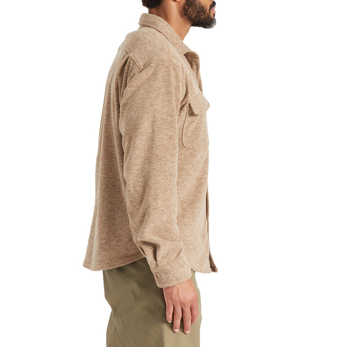 Brixton Bowery Arctic Stretch Long-Sleeve Flannel - Men's Oatmeal