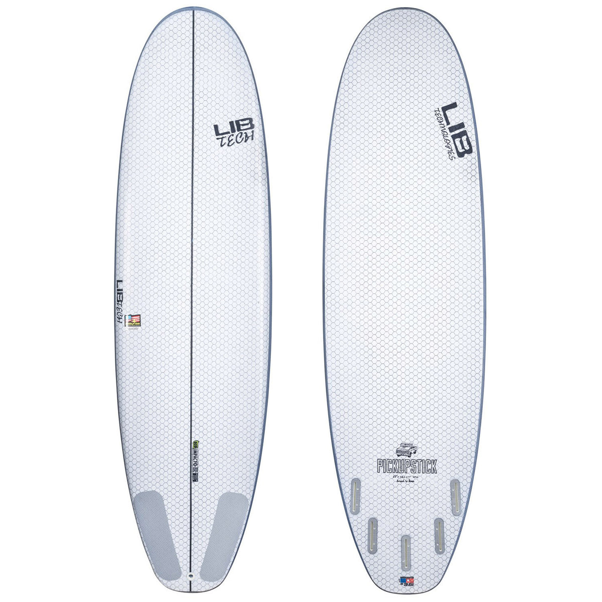 Lib Tech Pickup Stick Surfboard Grey