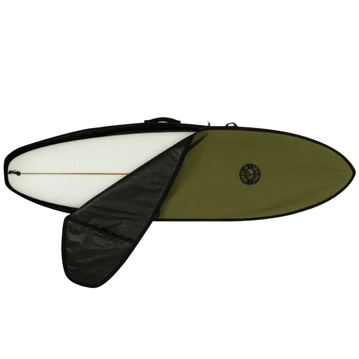 Creatures of Leisure Hardwear Mid Length Day Use Surfboard Bag Military Black