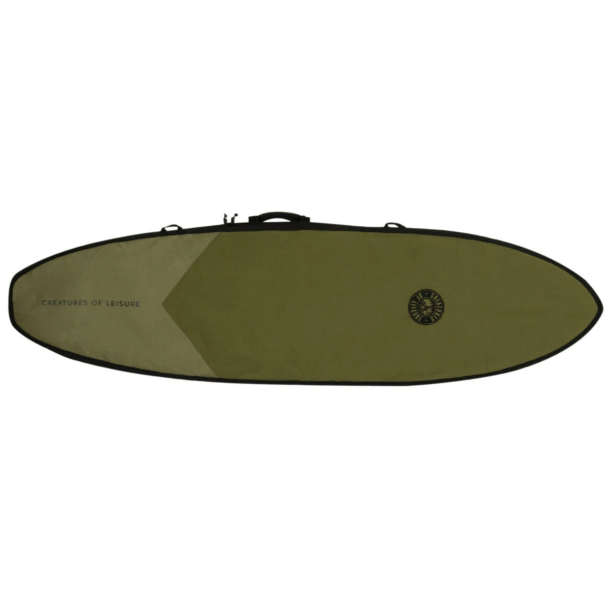 Creatures of Leisure Hardwear Mid Length Day Use Surfboard Bag Military Black