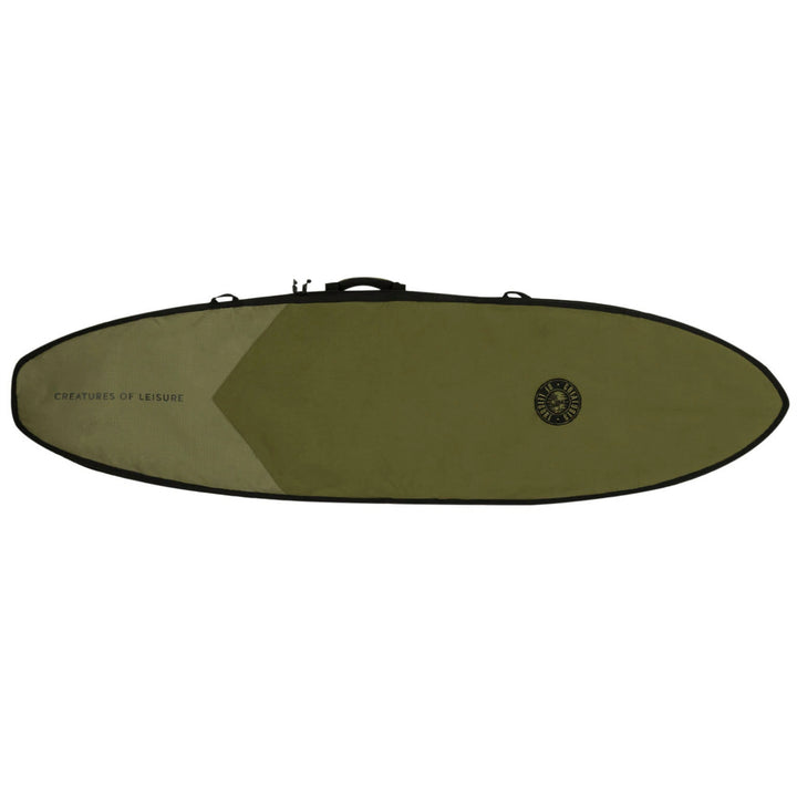 Creatures of Leisure Hardwear Mid Length Day Use Surfboard Bag Military Black