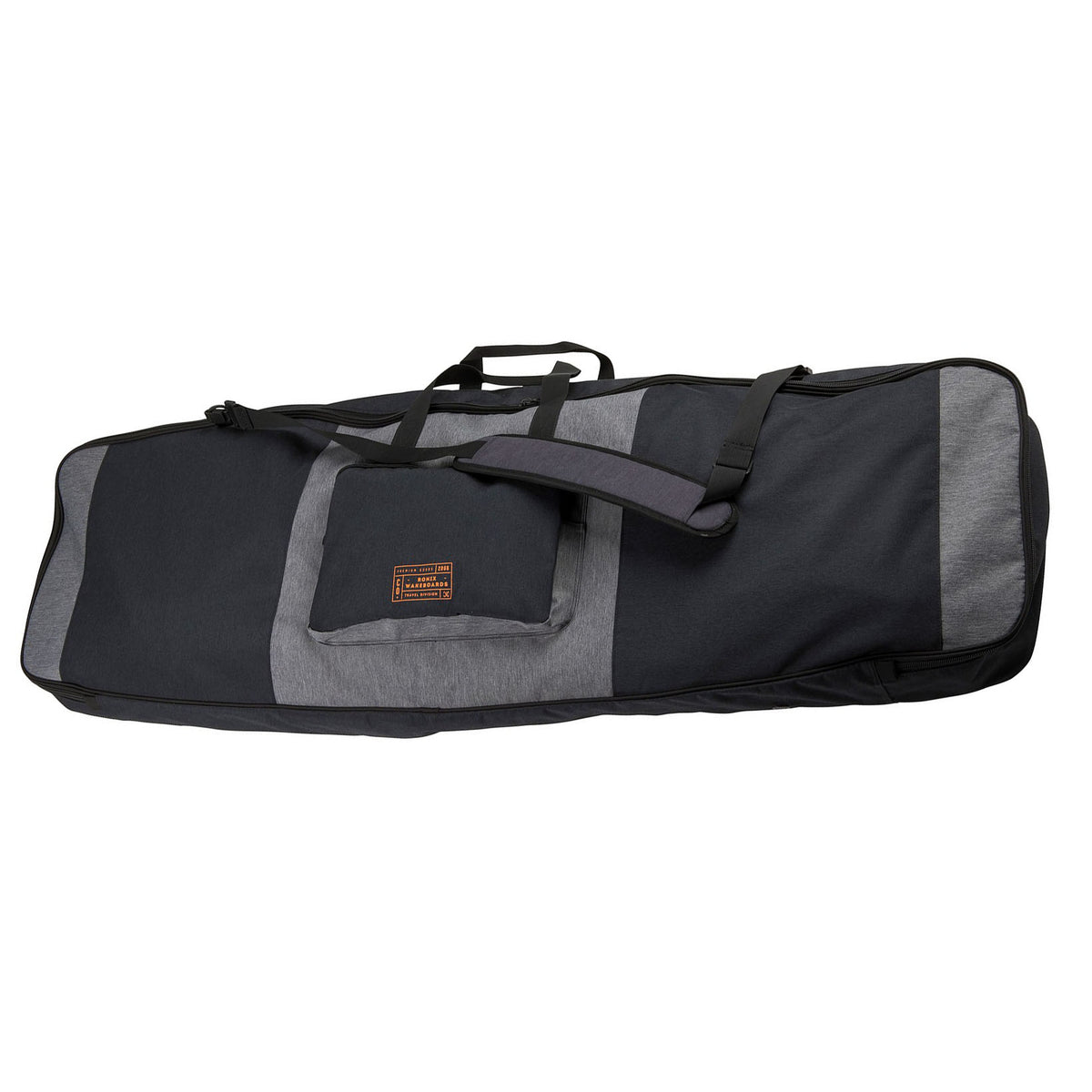 Ronix Squadron Half-Padded Wakeboard Bag Heather Charcoal/Orange