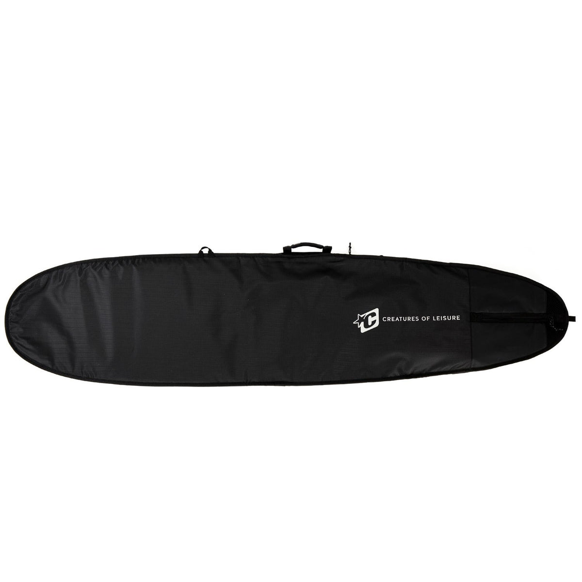 Creatures of Leisure Longboard Day Use Surfboard Bag Black Silver