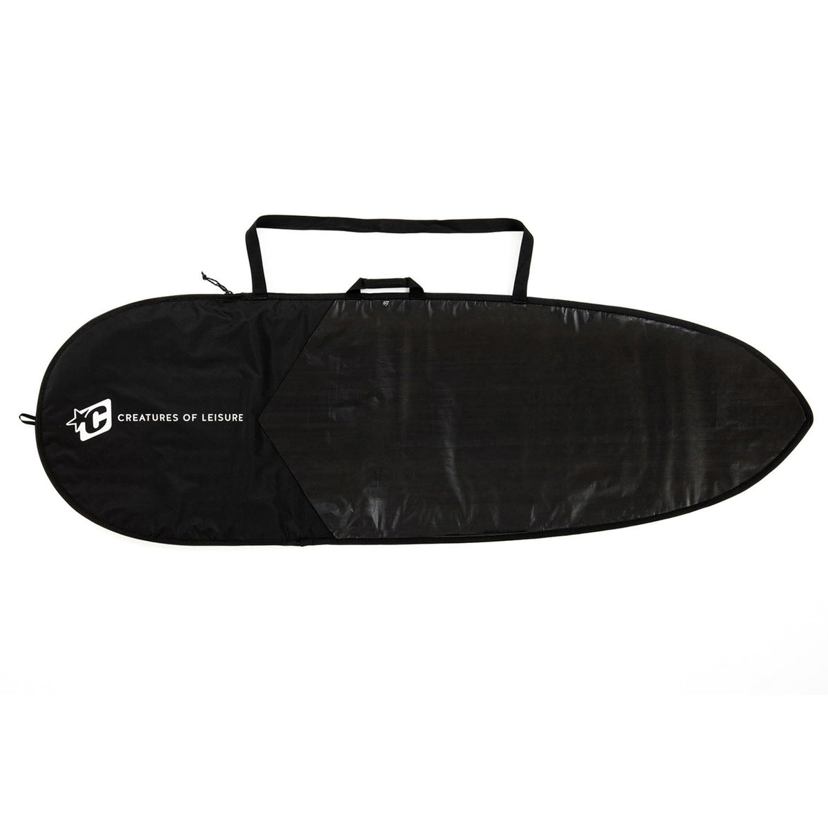 Creatures of Leisure Fish Icon Lite Surfboard Bag Black Silver