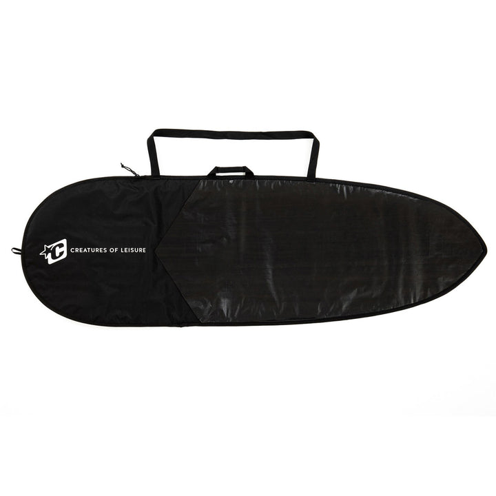 Creatures of Leisure Fish Icon Lite Surfboard Bag Black Silver