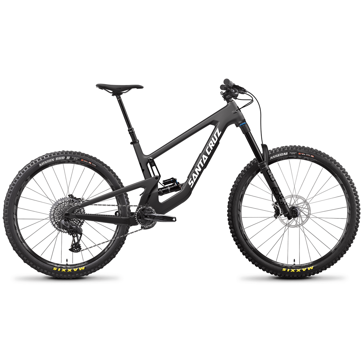 Santa Cruz Bicycles Nomad C GX AXS Complete Mountain Bike 2023 Matte Carbon