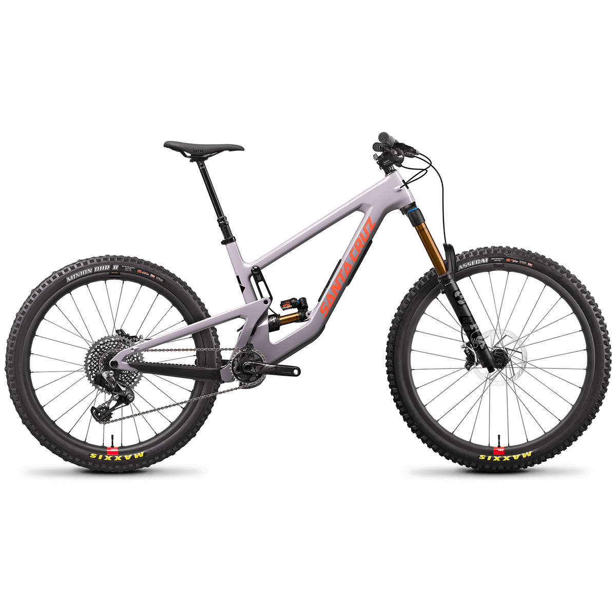 Santa Cruz Bicycles Nomad CC X01 AXS Reserve Complete Mountain Bike 2023 Gloss Gypsum