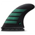 Futures F6 Alpha Medium Tri Fin Set Carbon/Teal
