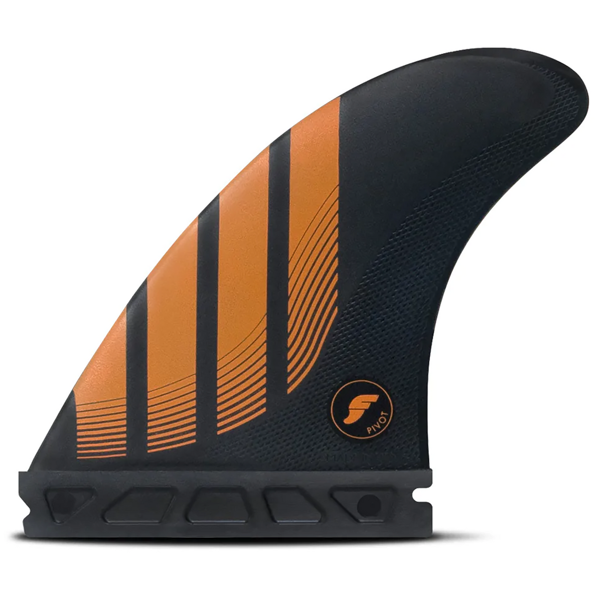 Futures P6 Alpha Medium Tri Fin Set Carbon/Orange
