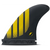 Futures P4 Alpha Small Tri Fin Set Carbon/Yellow