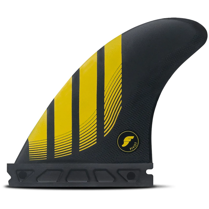 Futures P4 Alpha Small Tri Fin Set Carbon/Yellow