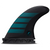 Futures F4 Alpha Small Tri Fin Set Carbon/Aqua
