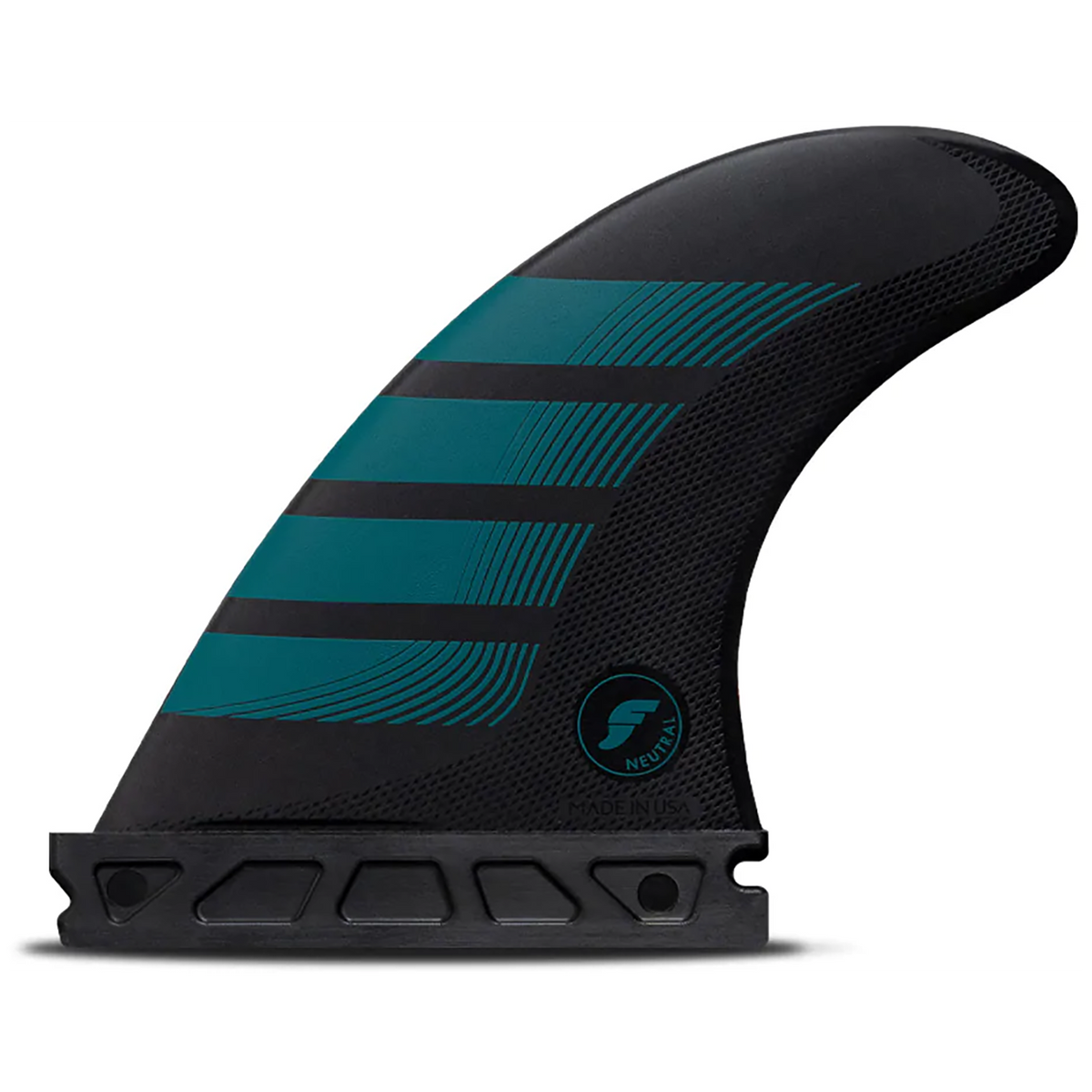 Futures F4 Alpha Small Tri Fin Set Carbon/Aqua