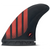 Futures P8 Alpha Large Tri Fin Set Carbon/Red