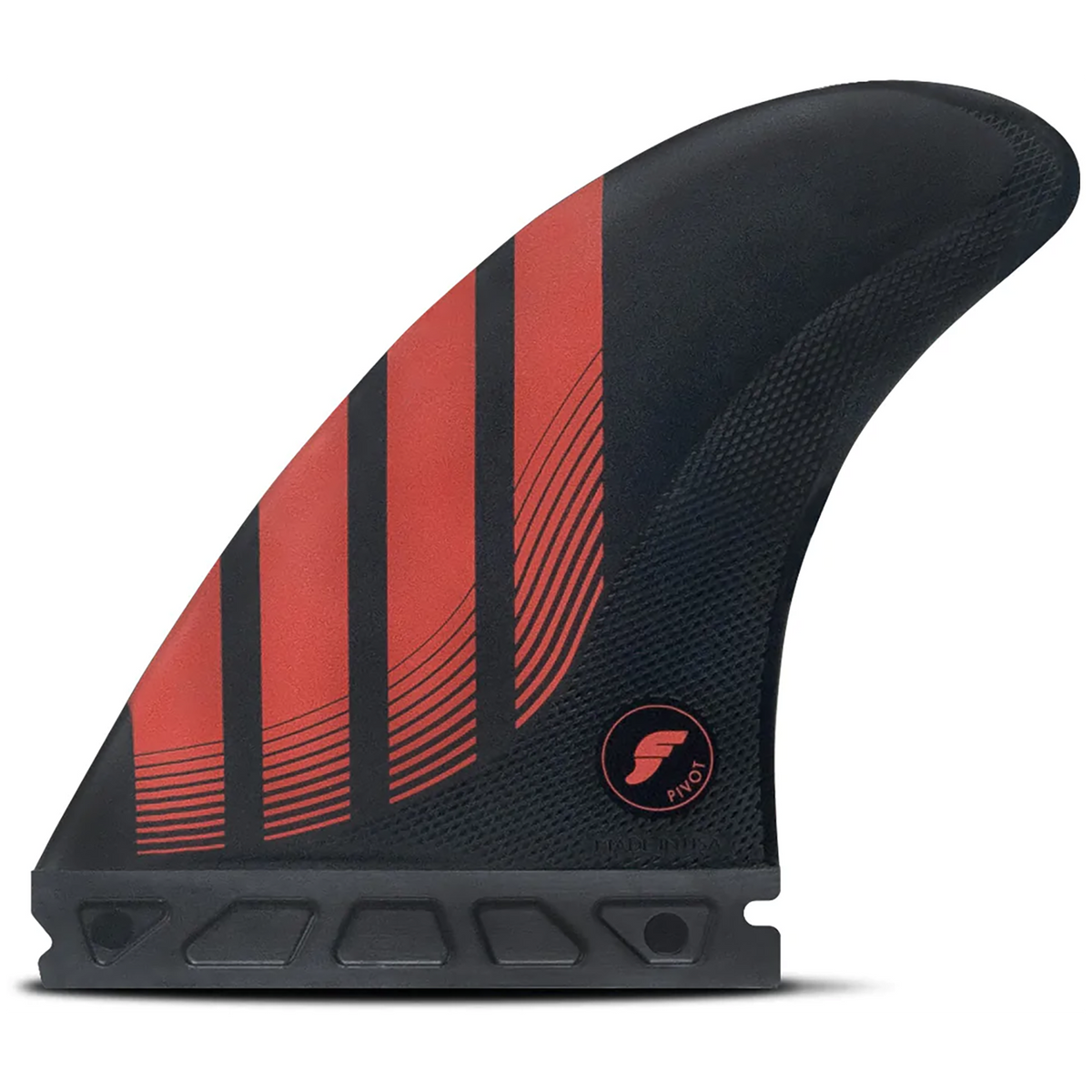 Futures P8 Alpha Large Tri Fin Set Carbon/Red