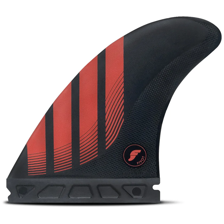 Futures P8 Alpha Large Tri Fin Set Carbon/Red