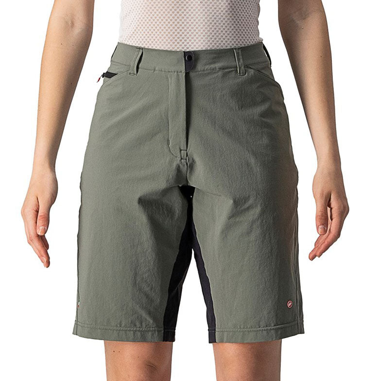 Castelli Unlimited Baggy Shorts - Women's Forest Gray