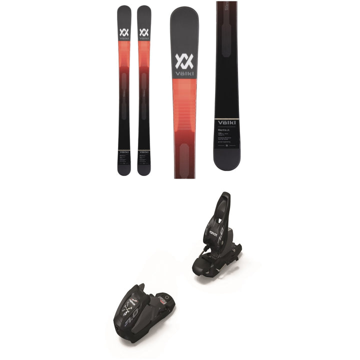 Völkl Mantra Junior Skis - Boys' 2021 + Marker 7.0 Ski Bindings - Kids' 2023