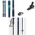Blizzard Sheeva Team Skis + Salomon L7 GW Ski Bindings + evo Lil Send'r Adjustable Ski Poles - Kids'