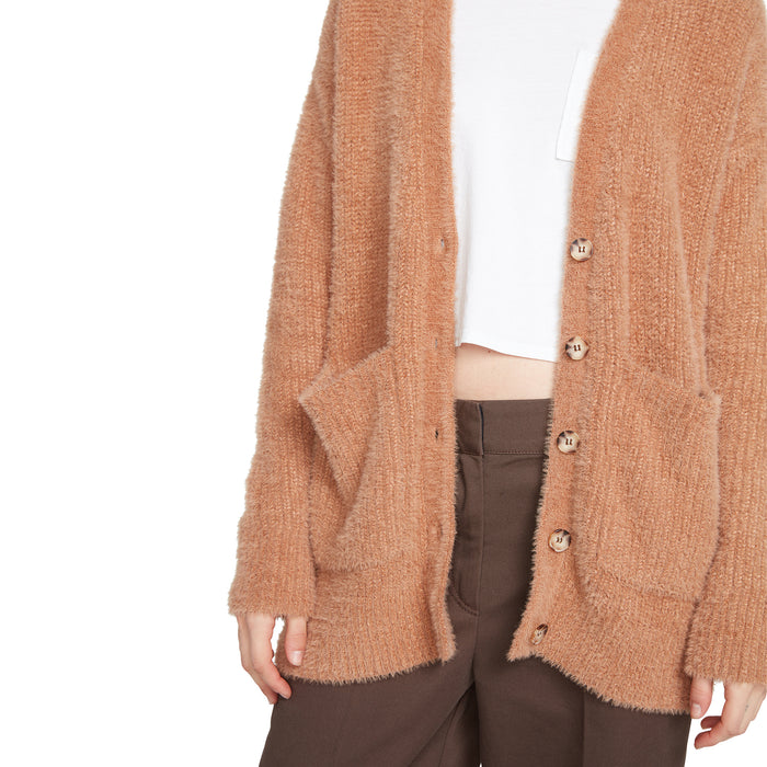 Volcom Stones Up Cardigan - Women's Vintage Brown
