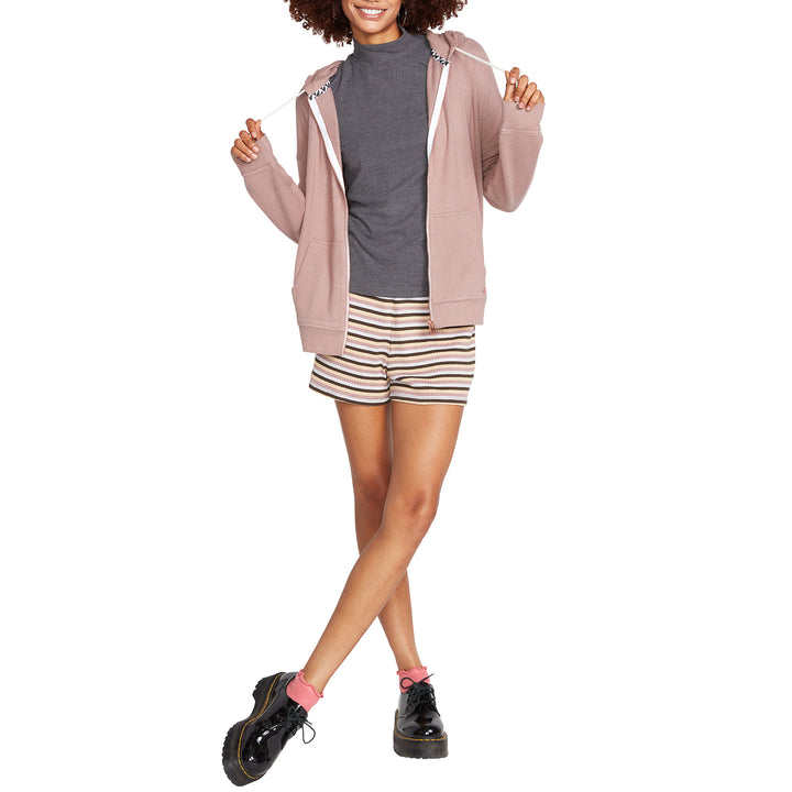 Volcom Lil Rib Long-Sleeve Top - Women's Black