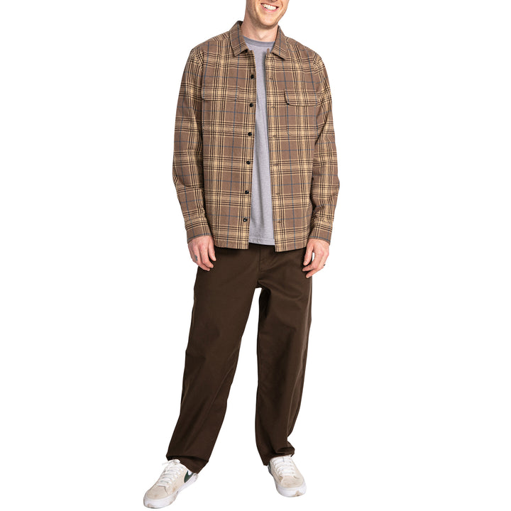 Volcom Skate Vitals Grant Taylor Long-Sleeve Shirt - Men's Dark Khaki
