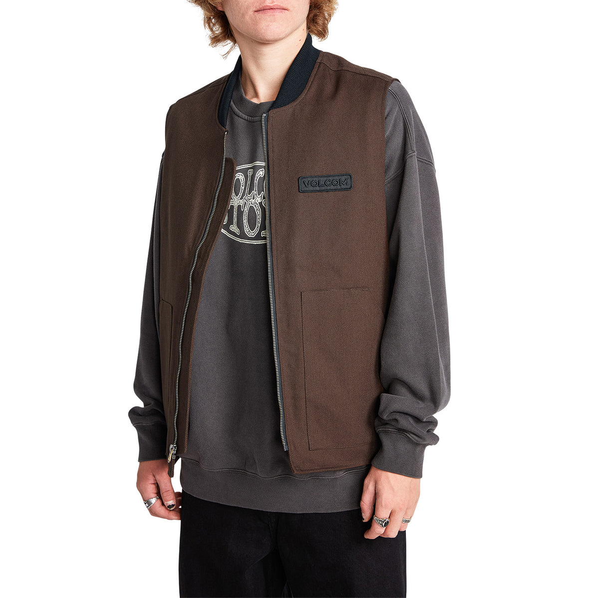Volcom Skate Vitals C Provost Vest - Men's Dark Brown