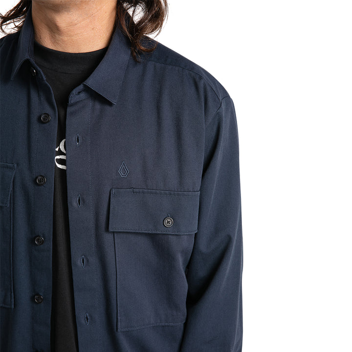 Volcom Louie Lopez Workshirt Long-Sleeve Shirt - Men's Navy