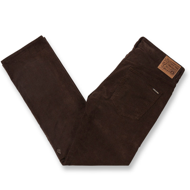 Volcom Solver 5 Pocket Corduroy Pants - Men's Dark Brown