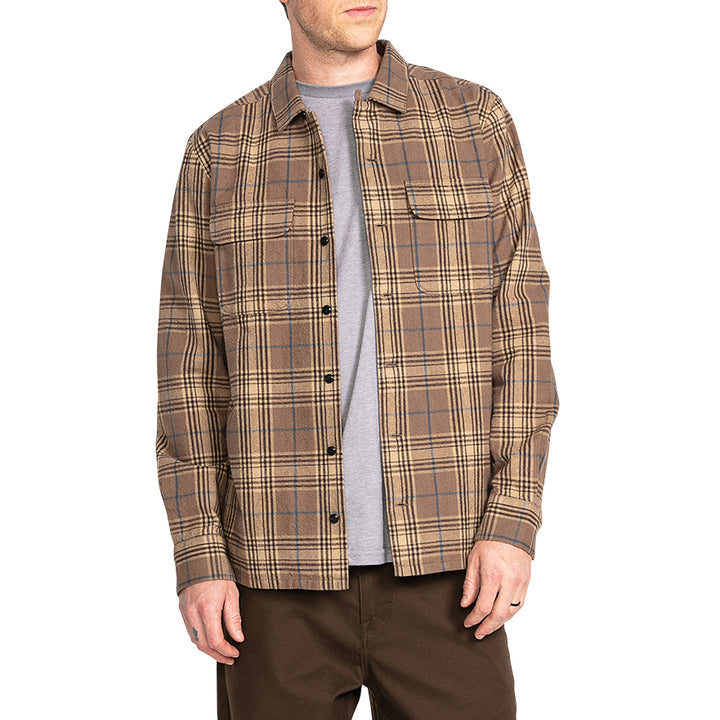 Volcom Skate Vitals Grant Taylor Long-Sleeve Shirt - Men's Dark Khaki