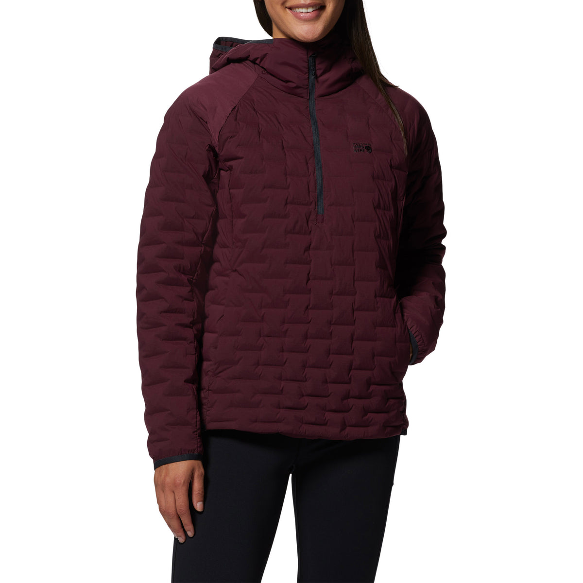 Mountain Hardwear Stretchdown Light Pullover Jacket - Women's Cocoa Red