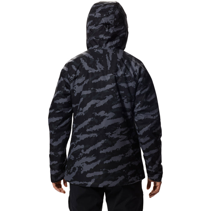 Mountain Hardwear Stretch Ozonic™ Insulated Jacket - Women's Black Painstrokes Print