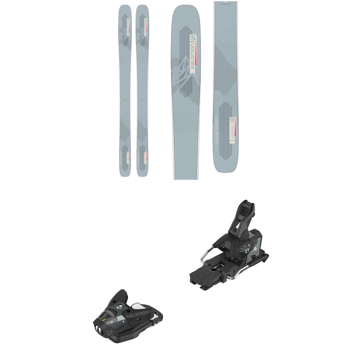 Salomon QST Lumen 99 Skis - Women's + STH2 WTR 13 Ski Bindings 2022