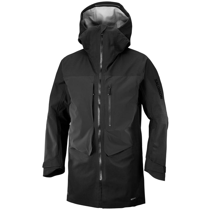 Salomon Stance 3L Long Jacket - Men's Deep Black