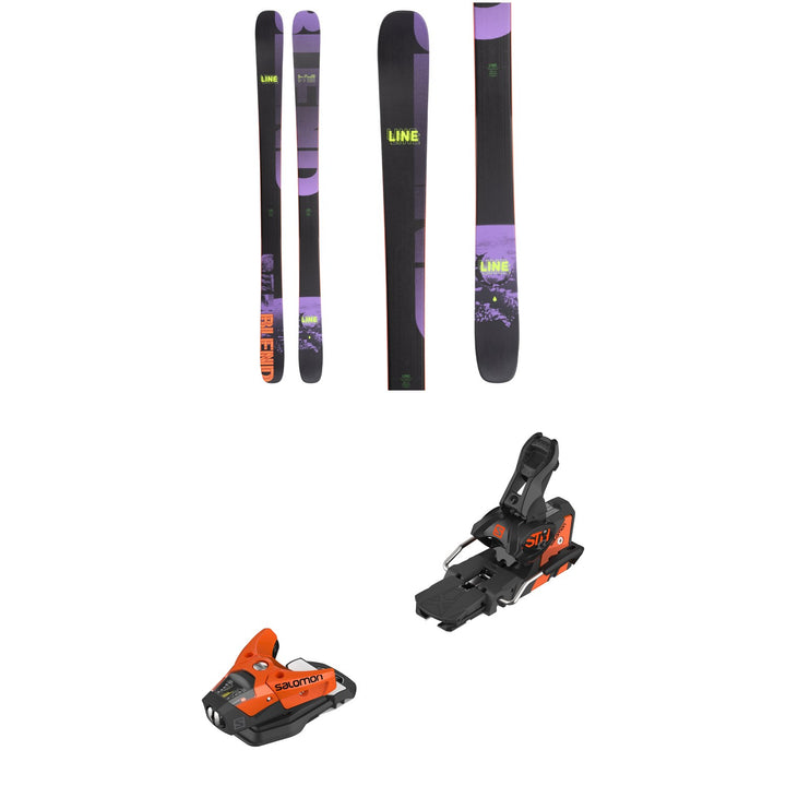 Line Skis Blend Skis + Salomon STH2 WTR 13 Ski Bindings 2022