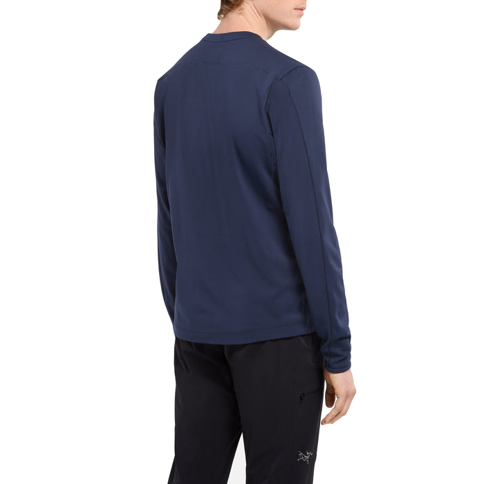 Arc'teryx Motus AR Crew Long-Sleeve Shirt - Men's Black Sapphire