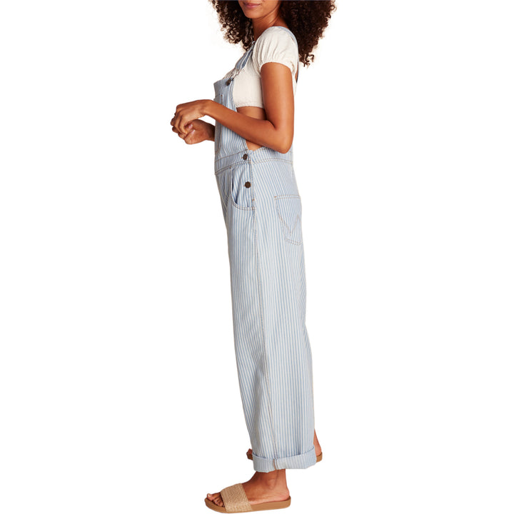 Billabong Well Suited Denim Overalls - Women's Rodeo Blue