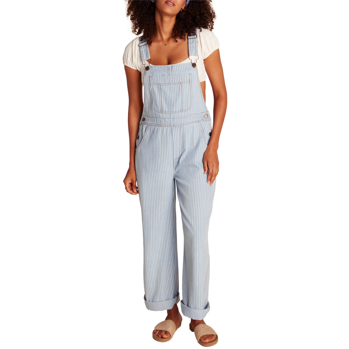 Billabong Well Suited Denim Overalls - Women's Rodeo Blue