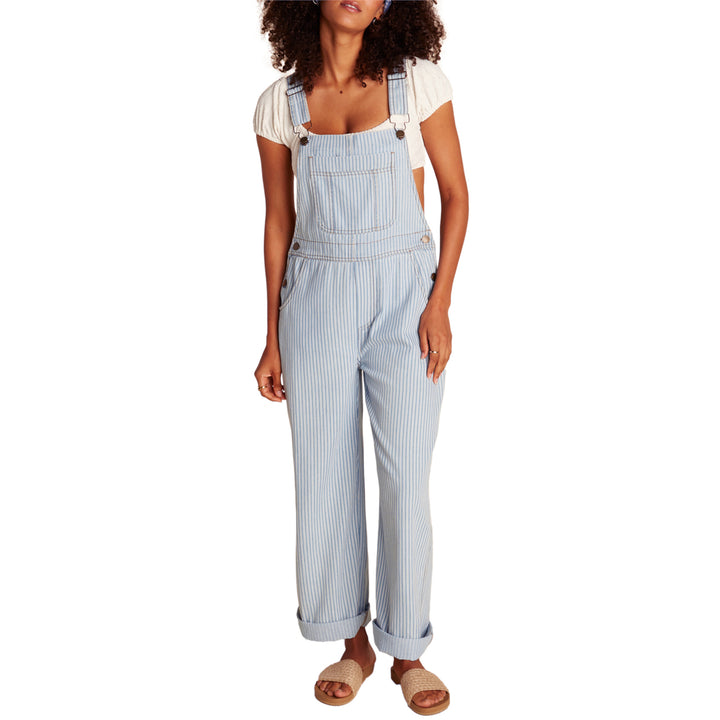 Billabong Well Suited Denim Overalls - Women's Rodeo Blue
