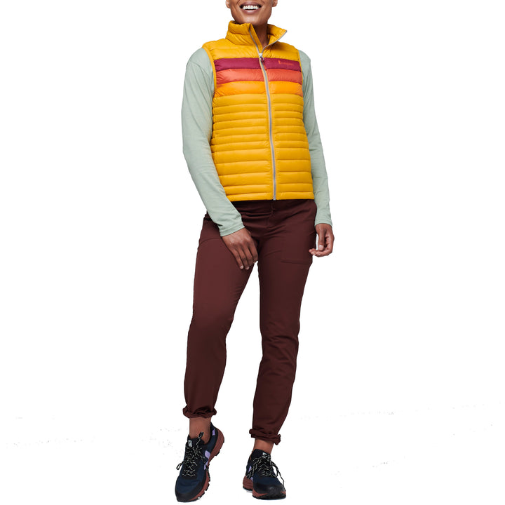 Cotopaxi Fuego Down Vest - Women's Amber Stripes