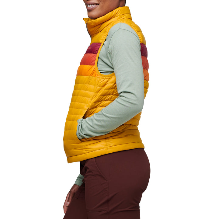 Cotopaxi Fuego Down Vest - Women's Amber Stripes