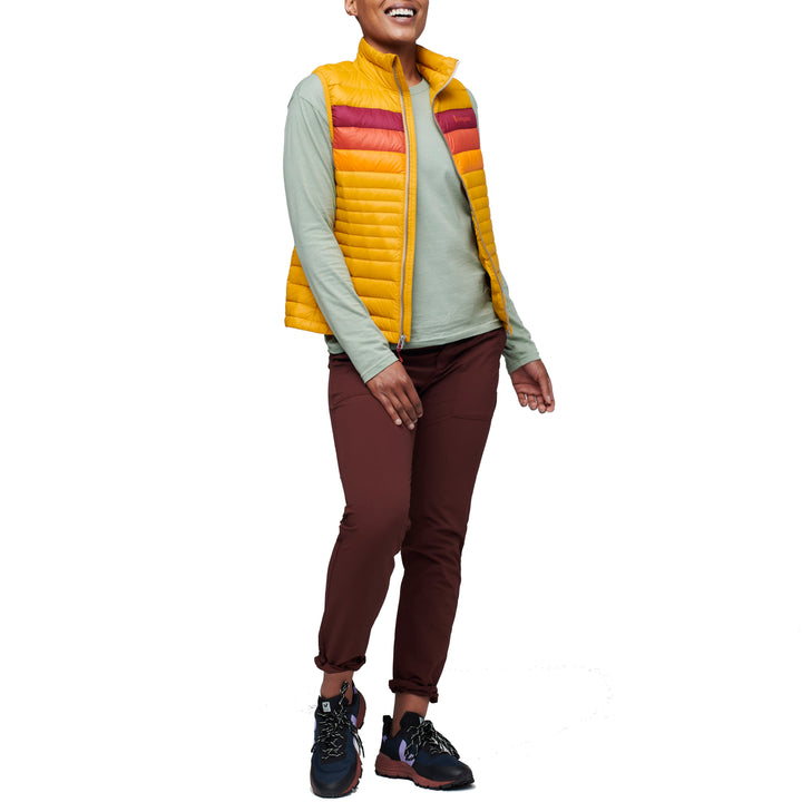 Cotopaxi Fuego Down Vest - Women's Amber Stripes