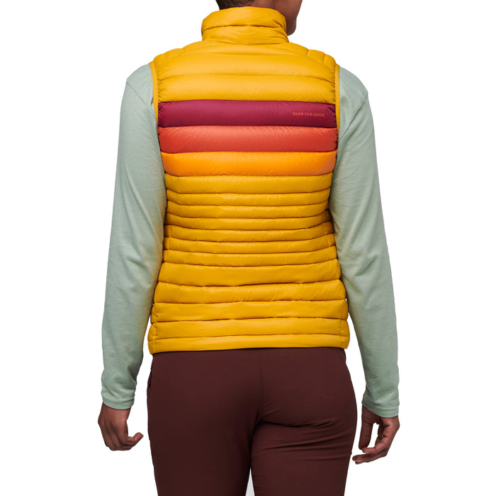 Cotopaxi Fuego Down Vest - Women's Amber Stripes