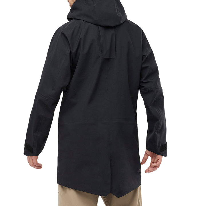 Salomon Stance 3L Long Jacket - Men's Deep Black