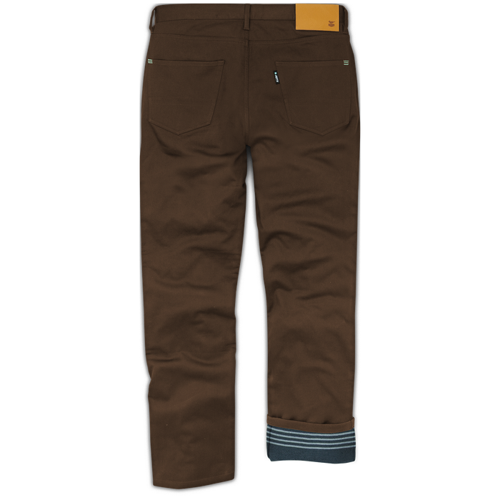 Jetty Mariner Flannel Lined Pants - Men's Brown