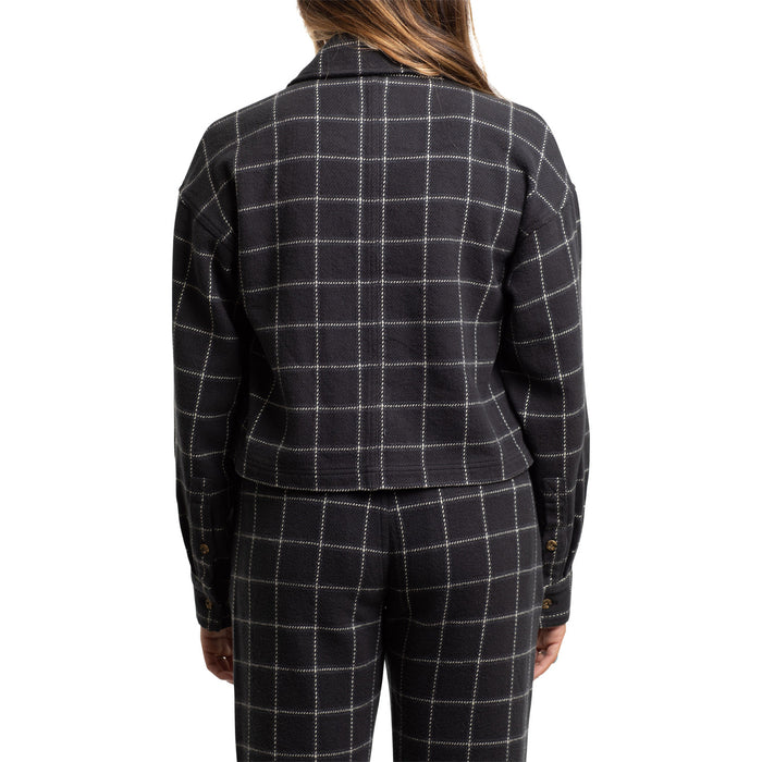 Jetty Shoreline Flannel Jacket - Women's Graphite