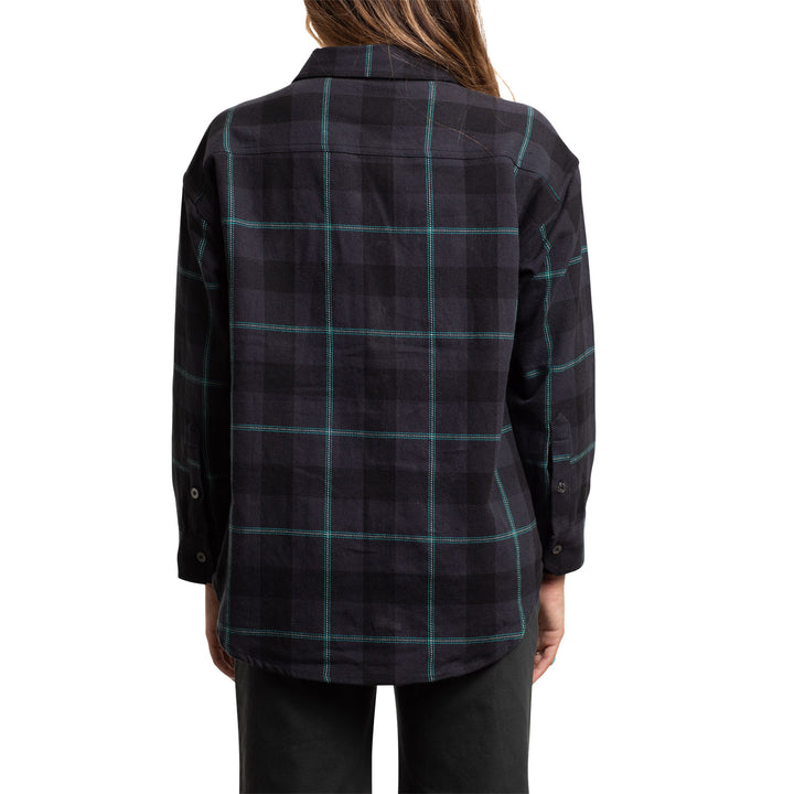 Jetty Anchor Flannel - Women's Black