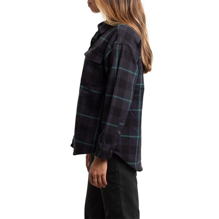 Jetty Anchor Flannel - Women's Black