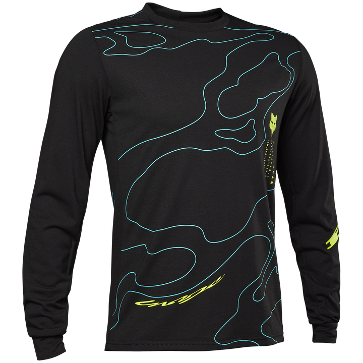 Fox Racing Ranger DR Lunar Mid Long-Sleeve Jersey Black