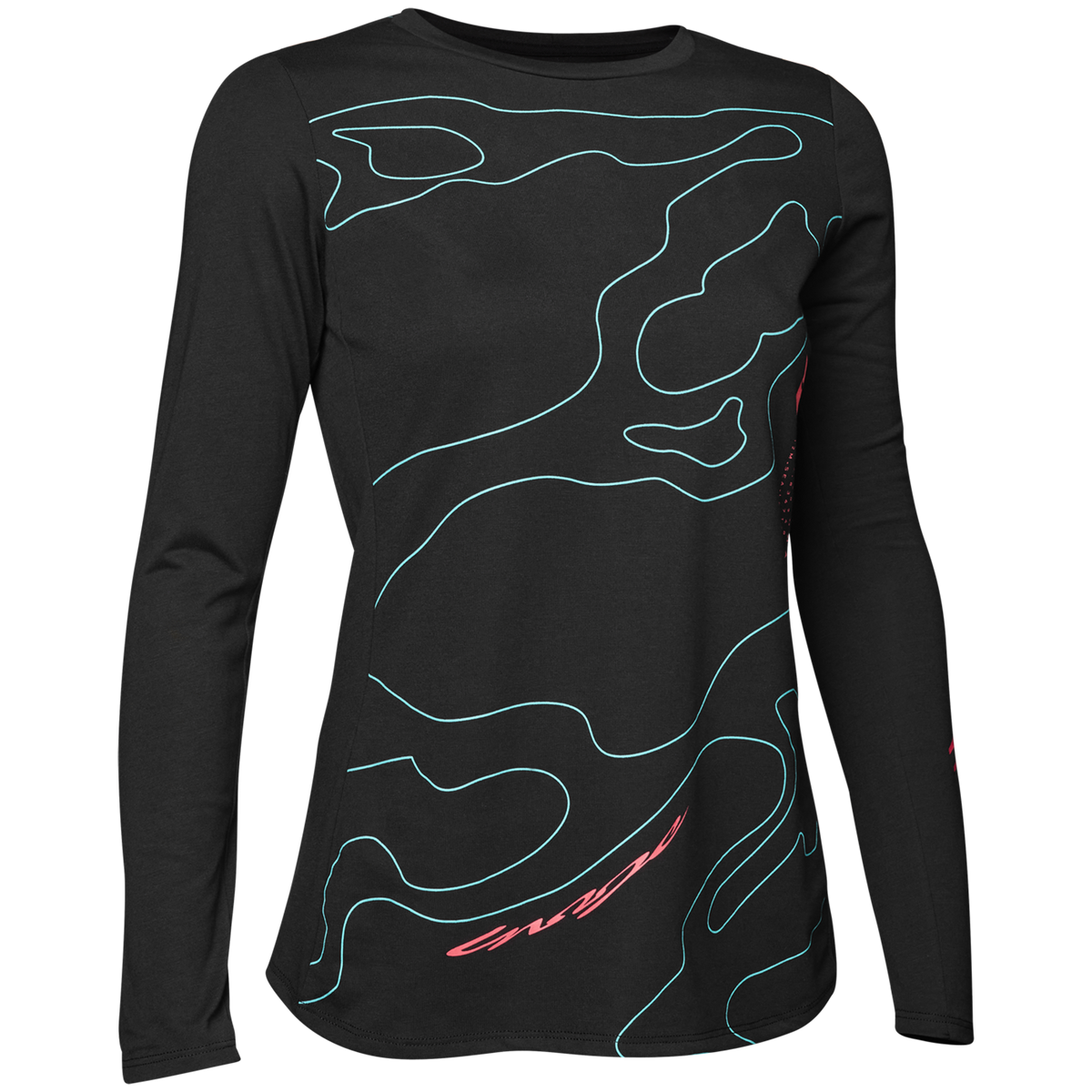 Fox Ranger Lunar Mid LS Jersey - Women's Black